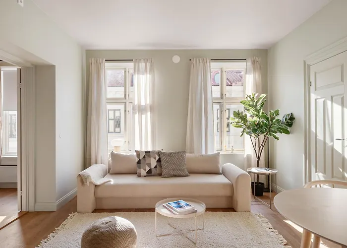 Dinbnb Apartments Gruenerlokka I 2-Bedroom With Double Queen Room & Balcony