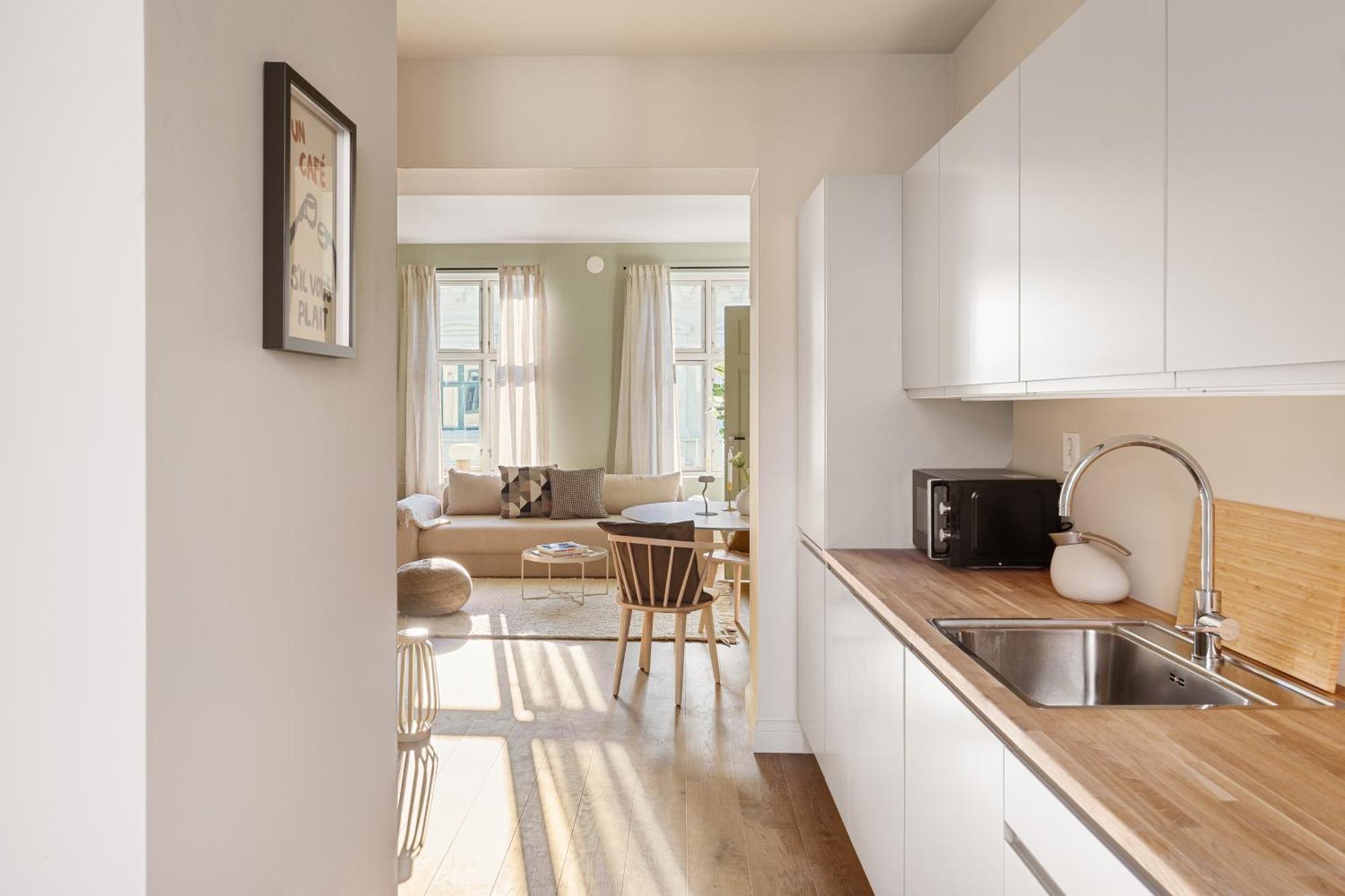 Apartamento Dinbnb Gruenerlokka I 2-bedroom With Double Queen & Balcony Oslo