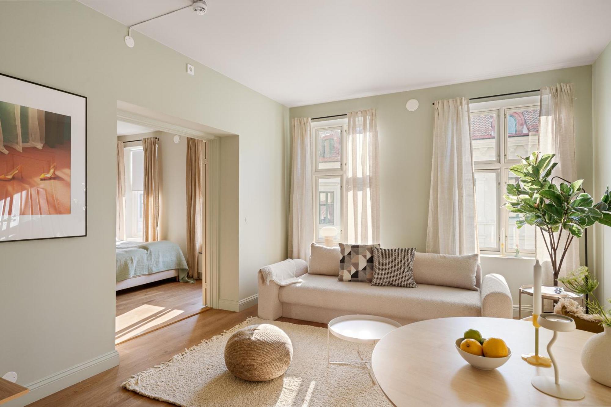 Dinbnb Gruenerlokka I 2-bedroom With Double Queen & Balcony * Oslo